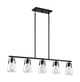 Nuvo Lighting - 60-7104 - Five Light Island Pendant - Skybridge - Matte Black