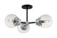 Axis Three Light Semi Flush Mount (60-7133)