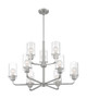 Nuvo Lighting - 60-7179 - Nine Light Chandelier - Sommerset - Brushed Nickel