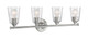 Bransel Four Light Vanity (60-7184)