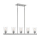 Nuvo Lighting - 60-7186 - Five Light Island Pendant - Bransel - Brushed Nickel