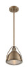 Nuvo Lighting - 60-7201 - One Light Pendant - Barbett - Burnished Brass