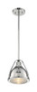 Nuvo Lighting - 60-7211 - One Light Pendant - Barbett - Polished Nickel