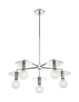 Nuvo Lighting - 60-7255 - Five Light Chandelier - Bizet - Polished Nickel