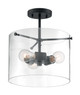 Sommerset Three Light Semi Flush Mount (60-7278)