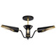 Nuvo Lighting - 60-7296 - Three Light Chandelier - Marc - Matte Black