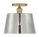 Motif One Light Semi Flush Mount (60-7324)