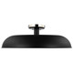 Nuvo Lighting - 60-7498 - One Light Flush Mount - Colony - Matte Black / Polished Nickel
