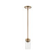 Nuvo Lighting - 60-7529 - One Light Mini Pendant - Intersection - Burnished Brass