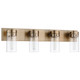 Nuvo Lighting - 60-7534 - Four Light Vanity - Intersection - Burnished Brass
