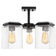 Crossroads Three Light Semi Flush Mount (60-7658)