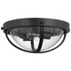 Nuvo Lighting - 60-7672 - Two Light Flush Mount - Lincoln - Matte Black