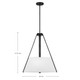 Brewster Three Light Pendant (60-7696)