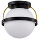 Nuvo Lighting - 60-7770 - One Light Flush Mount - Lakeshore - Matte Black