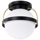 Nuvo Lighting - 60-7771 - One Light Flush Mount - Lakeshore - Matte Black