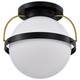Nuvo Lighting - 60-7772 - One Light Flush Mount - Lakeshore - Matte Black
