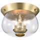 Boliver Three Light Flush Mount (60-7807)