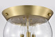 Boliver Three Light Flush Mount (60-7807)