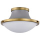 Nuvo Lighting - 60-7915 - One Light Flush Mount - Lafayette - Matte Gray