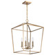 Nuvo Lighting - 60-7931 - Four Light Pendant - Emma - Burnished Brass
