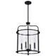 Nuvo Lighting - 60-7946 - Four Light Pendant - Yorktown - Matte Black