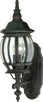 Nuvo Lighting - 60-887 - One Light Outdoor Wall Lantern - Central Park - Textured Black
