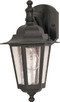 Nuvo Lighting - 60-990 - One Light Outdoor Wall Lantern - Cornerstone - Textured Black
