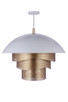 Sculptural Statement Pendants LED Pendant (P1011MWWMG-LED)