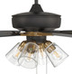 Super Pro 104 60" Ceiling Fan (S104FBSB5-60BWNFB)