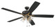 Super Pro 104 60" Ceiling Fan (S104FBSB5-60BWNFB)