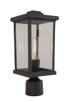 Resilience Lanterns One Light Post Mount (ZA2415-BZ-C)