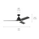Fit 54"Ceiling Fan (310254SBK)