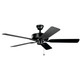 Kichler - 330015SBK - 52Ceiling Fan - Basics Pro Patio - Satin Black