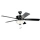 Kichler - 330017SBK - 52Ceiling Fan - Basics Pro Select - Satin Black