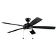Kichler - 330180SBK - 60Ceiling Fan - Starkk - Satin Black