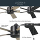 Lucian II 60"Ceiling Fan (330243SBK)