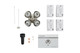 Kichler - 350210NI - LED Fan Fitter - Accessory - Brushed Nickel