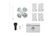 Kichler - 350210WH - LED Fan Fitter - Accessory - White