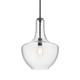 Everly One Light Pendant (42046BK)