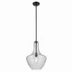 Kichler - 42046BKCS - One Light Pendant - Everly - Black