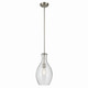 Kichler - 42047NICS - One Light Pendant - Everly - Brushed Nickel