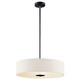 Kichler - 42121BK - Three Light Pendant/Semi Flush - Black