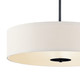 Three Light Pendant/Semi Flush (42121BK)