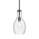 Everly One Light Pendant (42456BK)