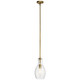 Kichler - 42456NBR - One Light Pendant - Everly - Natural Brass