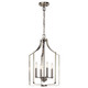 Kichler - 42496NI - Four Light Mini Chandelier - Morrigan - Brushed Nickel