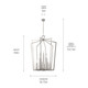 Abbotswell 16 Light Foyer Pendant (43499PN)