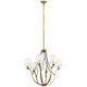 Kichler - 43532NBR - Six Light Chandelier - Thisbe - Natural Brass