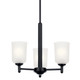 Shailene Three Light Mini Chandelier (43670BK)