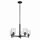 Kichler - 43671BKCLR - Five Light Chandelier - Shailene - Black